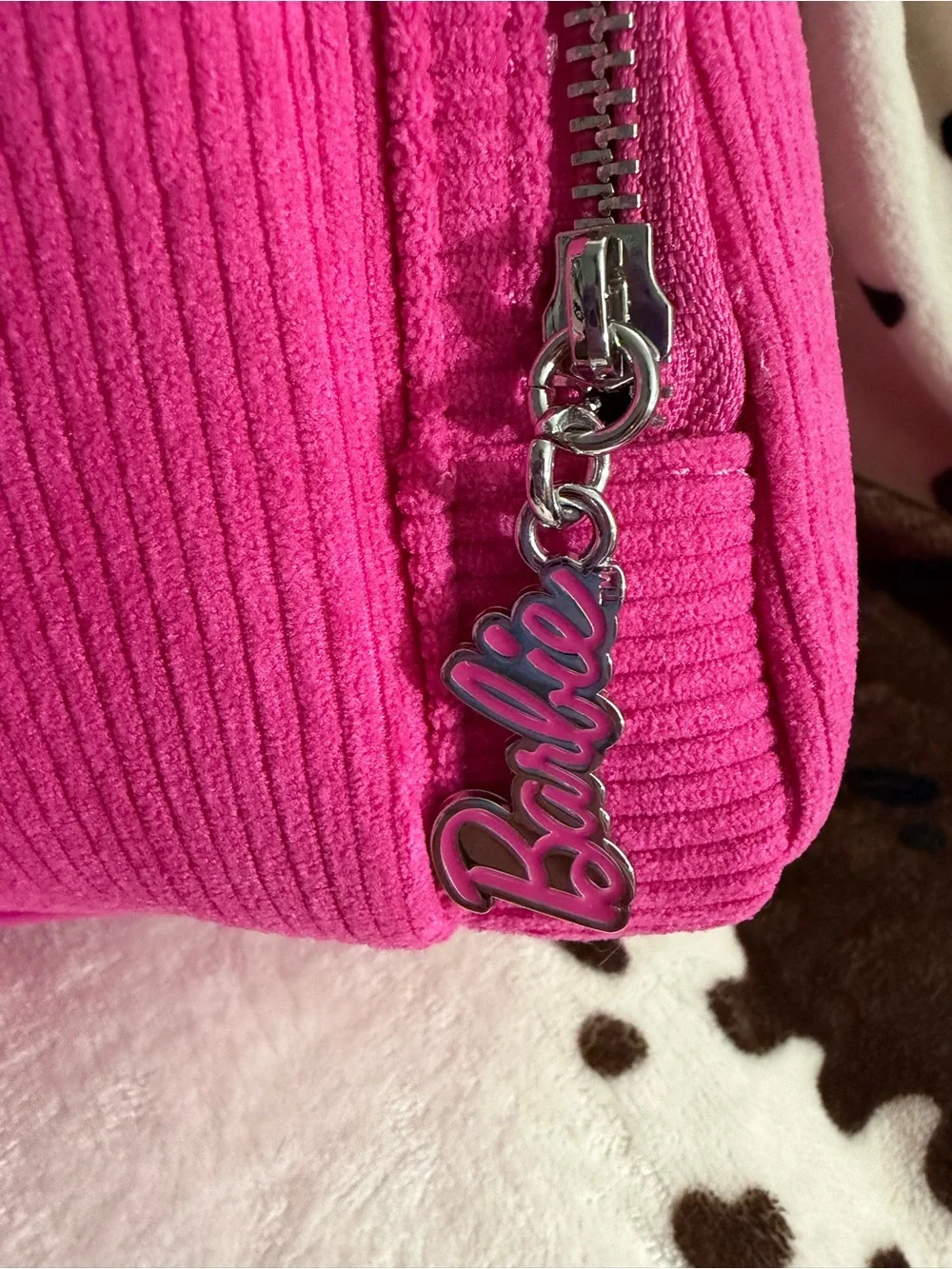 Loungefly Barbie Hot Pink Corduroy Mini Backpack